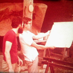 &Agrave; l'&Eacute;cole des Peintres de Lascaux