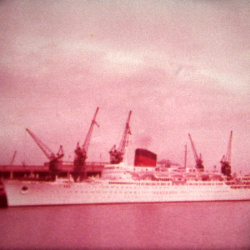 Départ d'un Paquebot