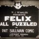Felix the Cat "Felix all Puzzled"