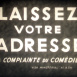 Laissez votre Adresse