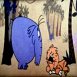 Sydney l'Éléphant "Mangez, buvez et soyez Heureux"