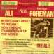 Combat de Boxe "Muhammad Ali contre George Foreman"